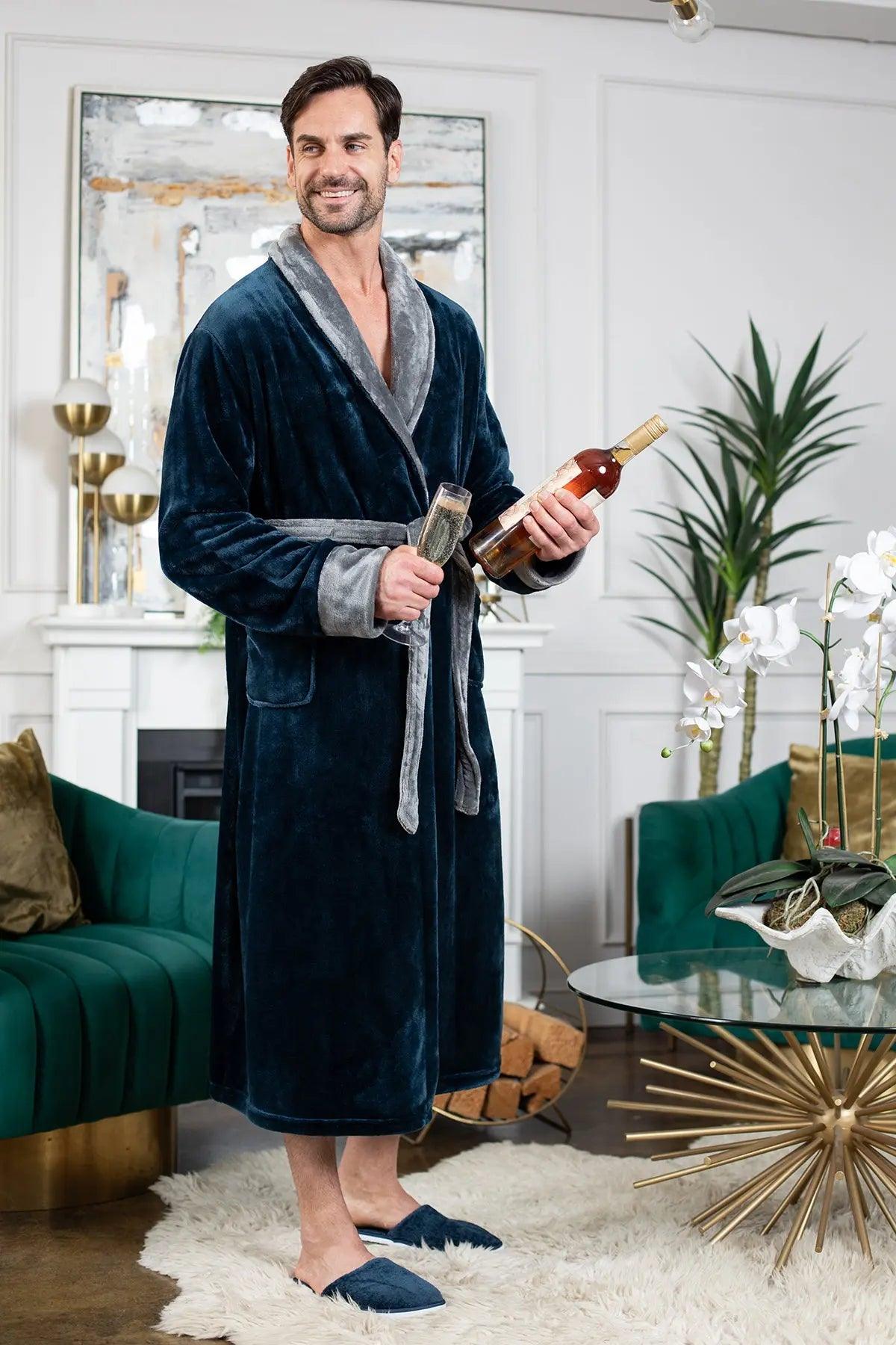 Cozy Mens Plush Robes – Built for Comfort, Designed to Last